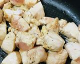 レトルト活用●鶏肉たくさんの玉かけカレー作り方1写真