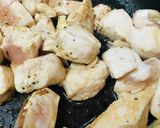鶏肉とピーマン＆パプリカの炒めもの作り方1写真