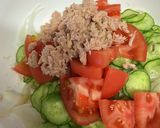ツナと野菜のサラダ作り方4写真