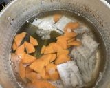 節約！マダイのアラで出汁お味噌汁作り方4写真