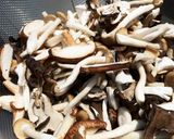 きのこたっぷりなめ味噌炒め作り方1写真