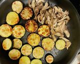 ズッキーニと舞茸のオリーブオイル焼き作り方3写真