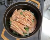 鶏むね肉の長ネギ味噌蒸し焼き(簡単)作り方5写真