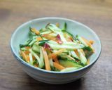胡瓜と人参のぬか漬けでラーパーツァイ作り方4写真