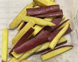 さつまいもの豚ロース肉巻き作り方1写真