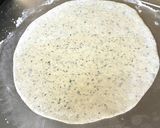寄せ集めからの〜簡単・乾燥バジルピザ作り方4写真
