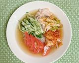 玉ねぎ麹使用！糸こんでさっぱり冷麺作り方3写真