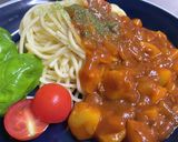 子供喜ぶ♡フルーツミートパスタ作り方9写真