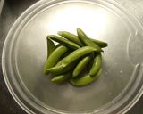 スナップエンドウとミニトマトのサラダ作り方1写真