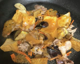 カサ増し！豚と茄子と厚揚げの味噌炒め！作り方4写真