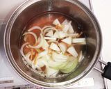 もち麦ともずく根菜のトロトロスープ作り方3写真