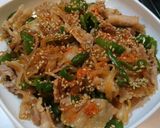 簡単!旨い!豚ひき肉しらたきチャプチェ風作り方9写真