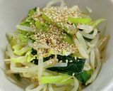 もやしと小松菜やいろいろ野菜サラダ♡簡単作り方4写真