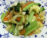 昭和の家庭風　野菜炒め作り方7写真