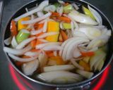 お蕎麦屋さんのカレーうどん作り方4写真