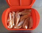 手羽中の甘辛焼き❀レンジ&トースターで作り方2写真
