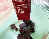 醤油ソフト風パフェ　　塩クリーム醤油羊羹作り方1写真