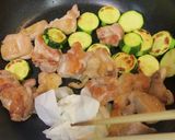 鶏肉ズッキーニの甘辛たれ炒め作り方6写真