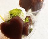 醤油ソフト風パフェ　　塩クリーム醤油羊羹作り方10写真