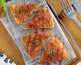 簡単副菜☆新たまねぎのチーズオムレツ。作り方7写真