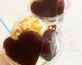 醤油ソフト風パフェ　　塩クリーム醤油羊羹作り方11写真