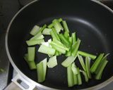 簡単！ほうれん草の茎☆ガーリックチーズ作り方2写真