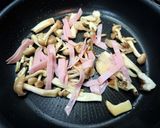 超簡単!きのこアスパラのバター醤油パスタ作り方6写真