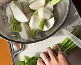 ☆圧力鍋で3分！旬のかぶと鶏肉の煮物☆作り方2写真