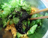 きゅうりと炒り卵の酢味噌和え作り方3写真