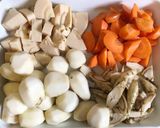 鶏肉と根菜の重ね煮作り方1写真