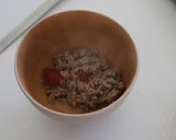 インスタント袋麺アレンジ　担々つけ麺作り方1写真