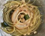 【銅鍋】車麩の和だしパスタ作り方3写真