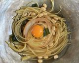 【銅鍋】車麩の和だしパスタ作り方4写真