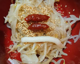簡単！旨い♪安い♪もやしのピリ辛ごま和え作り方2写真