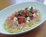 トマトの冷製パスタ【トマトソース】作り方9写真