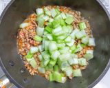 豚ひき肉とチンゲン菜の麻婆豆腐作り方4写真