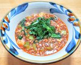 豚ひき肉とチンゲン菜の麻婆豆腐作り方8写真