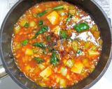 豚ひき肉とチンゲン菜の麻婆豆腐作り方7写真