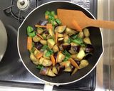 【大崎市】なすとピーマンの味噌炒め作り方3写真