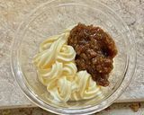 ブロッコリー・肉味噌&マヨネーズ作り方3写真