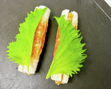ひきわり納豆のちくわ詰め♪海苔巻き作り方2写真