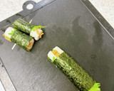 ひきわり納豆のちくわ詰め♪海苔巻き作り方4写真