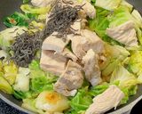 鶏肉とキャベツの塩昆布炒め作り方12写真