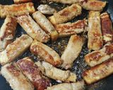 もっちり厚揚げのこっくり肉巻き照り焼き作り方7写真