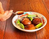 焼きシイタケと焼きオクラ作り方7写真