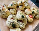 【爽やか朝食】レモンバジルぐるぐるパン作り方15写真