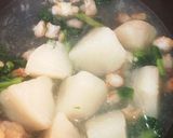 蕪とエビのあんかけ煮作り方5写真