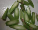 アスパラとささみのカレー炒め（お弁当）作り方3写真