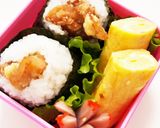 イカ天むす♡唐揚げ天むすにぎり♡おにぎり作り方3写真