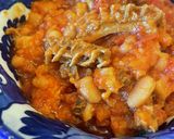 白いんげんとトリッパのトマト煮作り方9写真